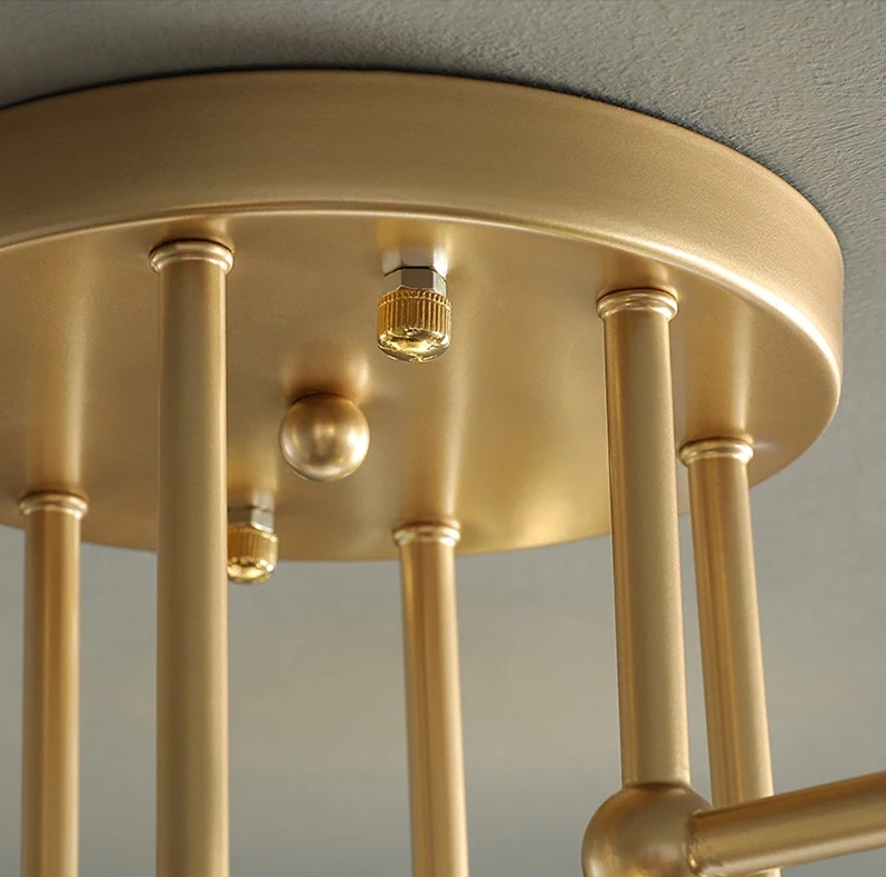 Nowoczesna Szklana Lampa Sufitowa Dallas Żyrandol - obrazek 8