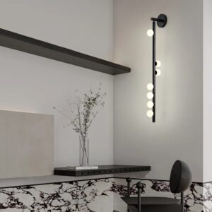 Nowoczesna Lampa Ścienna Palilo Kinkiet Szklane Kule