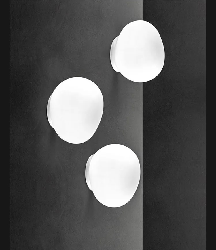 Nowoczesna Szklana Lampa Ścienna Gregg Kinkiet