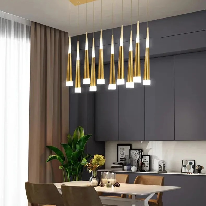 Nowoczesna Lampa Wisząca Sople Żyrandol Glamour - obrazek 6