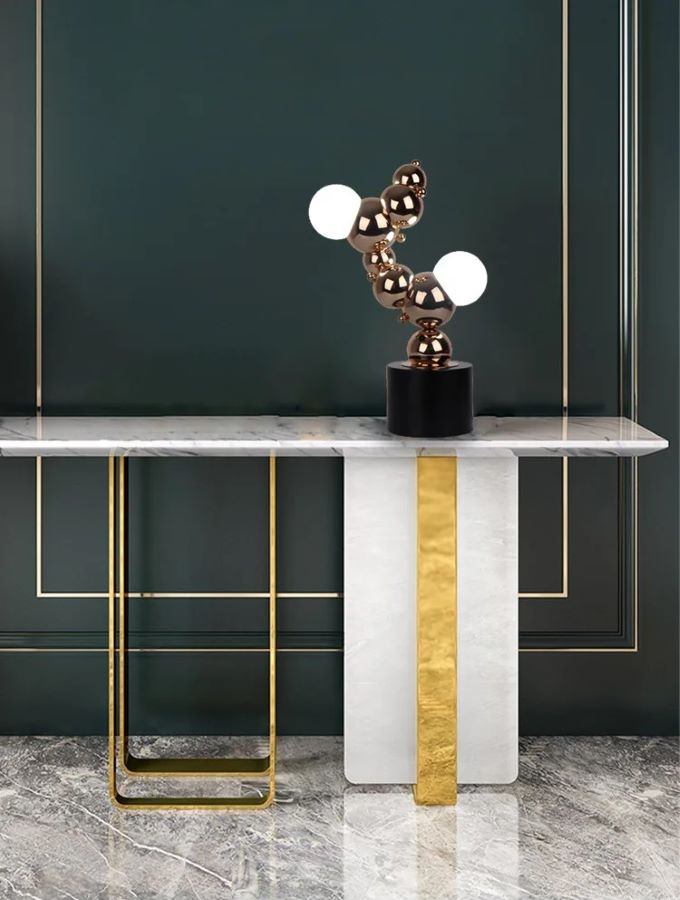 Elegancka Lampa Stołowa La Bolero Lustre Kule - obrazek 3