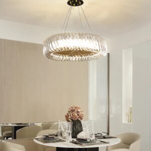 Nowoczesna Kryształowa Lampa Wisząca Berella Żyrandol Glamour