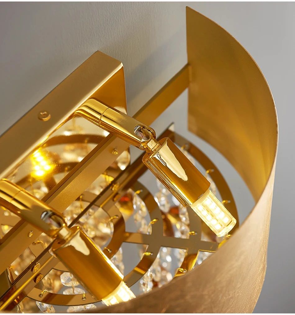 Nowoczesna Kryształowa Lampa Ścienna Masiero Ola Kinkiet Glamour - obrazek 9