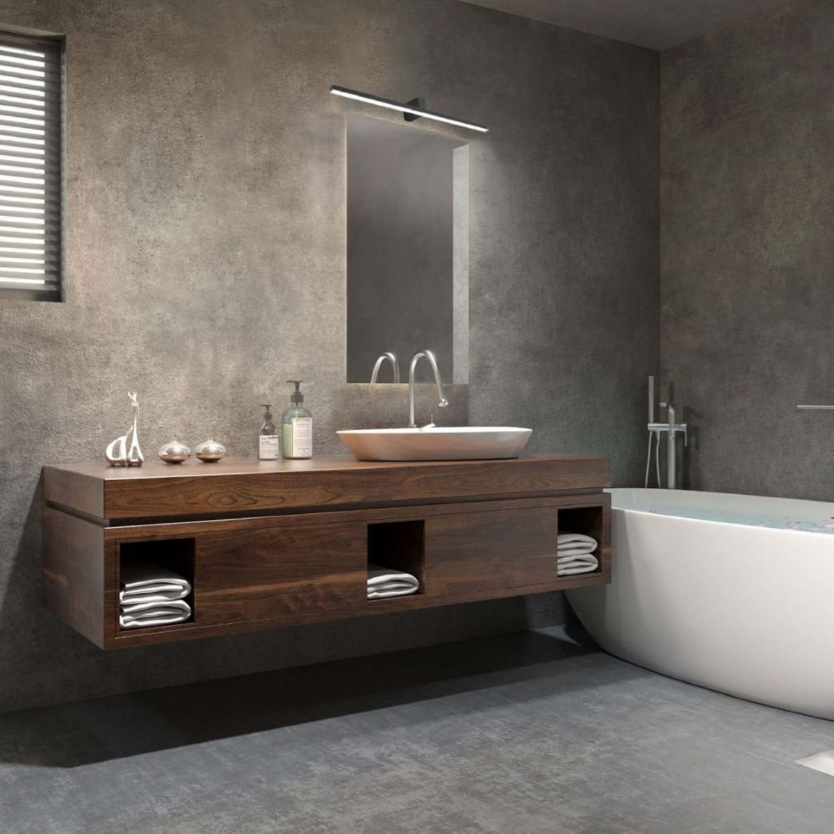 Kinkiet Łazienkowy Lampa Ścienna Nevada IP44 Nad Lustro