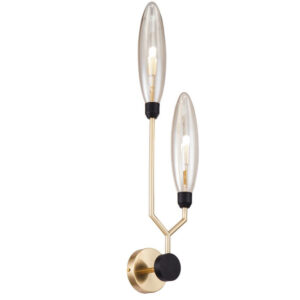 Modernistyczna Lampa Ścienna Kinkiet Ventura LED Złota