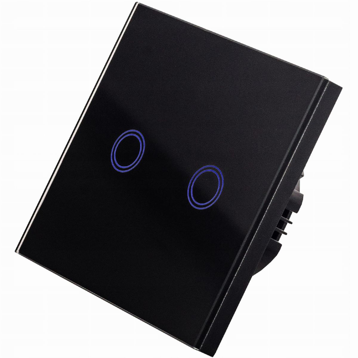 Dotykowy Szklany Włącznik Światła WiFi Tuya LED Podwójny