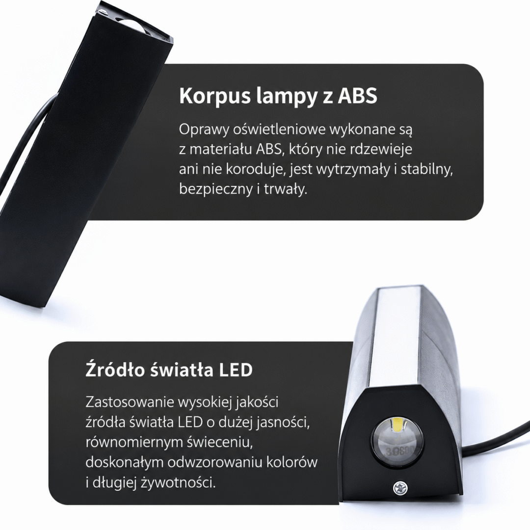 Zewnętrzna lampa ścienna LED 10W IP66 5 Zewnętrzna lampa ścienna LED 10W IP66