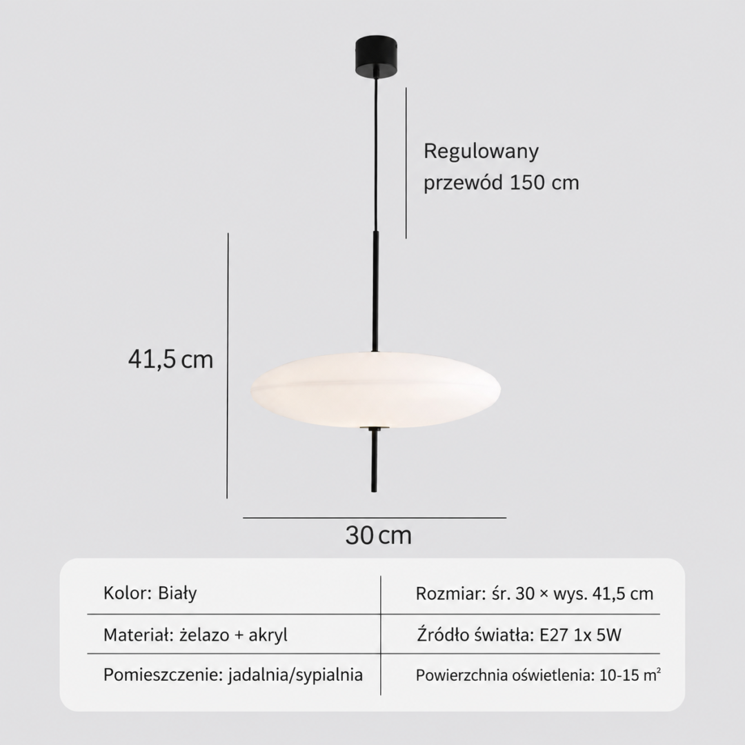Lampa wisząca LED Latający Spodek