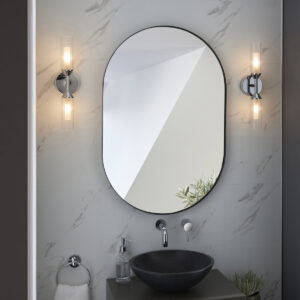 Łazienkowy Kinkiet Tube Szklane Tuby IP44 Chrom