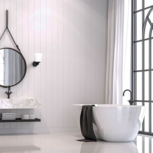 Skandynawski Kinkiet Łazienkowy Bali Czarny IP44 LED