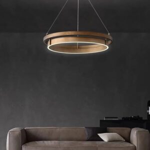 Metalowa Lampa Wisząca Materica Bronze LED