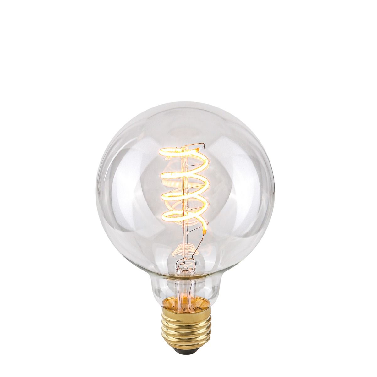 Żarówka LED E27 Dekoracyjna Filament 4W Edison Spiral Clear