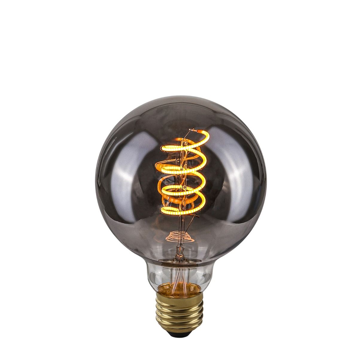 Żarówka LED E27 Dekoracyjna Filament 4W Edison Spiral Smoke