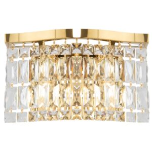 Kryształowa Lampa Ścienna Dune Kinkiet Złoty Glamour