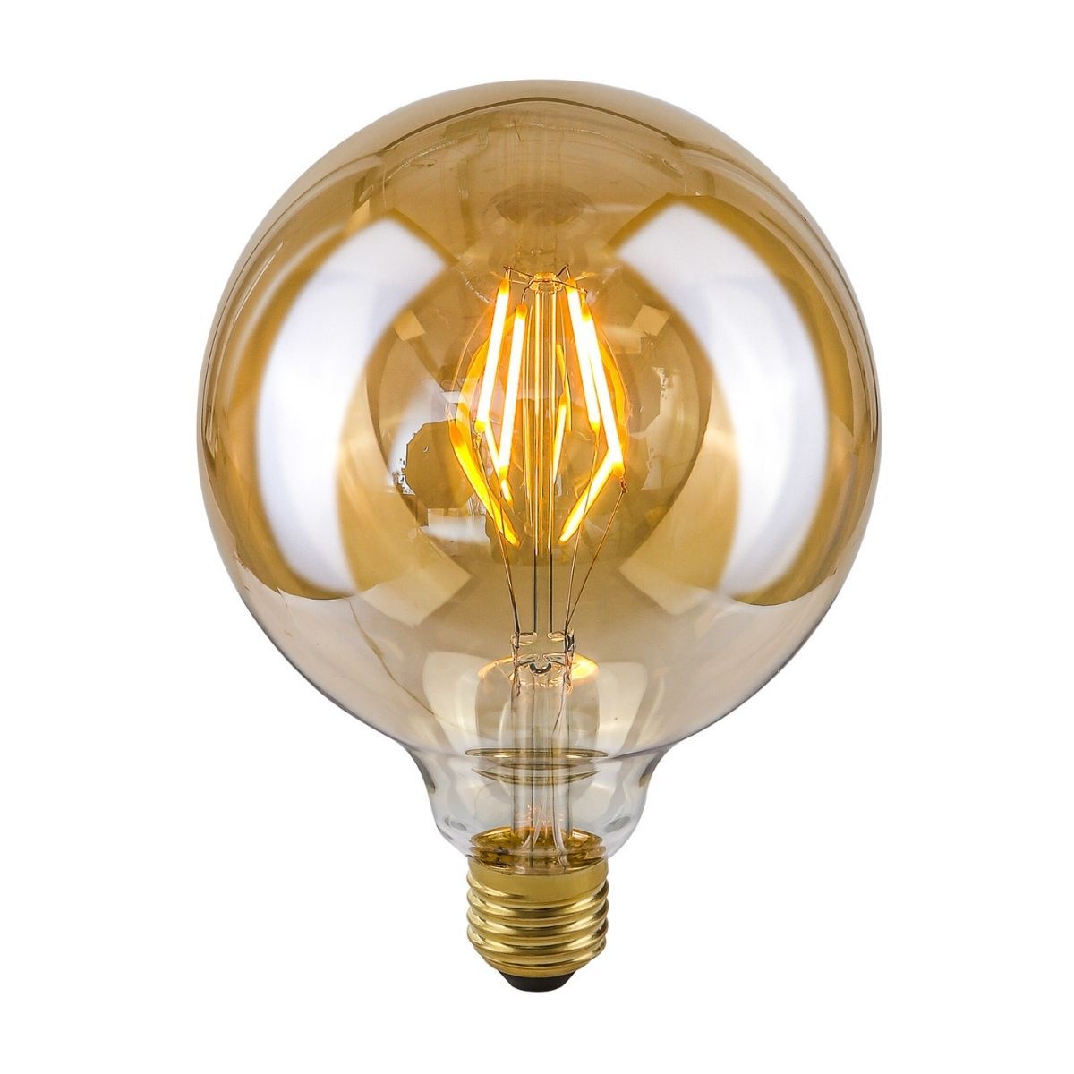 Żarówka LED E27 Dekoracyjna Filament 4W Edison Amber