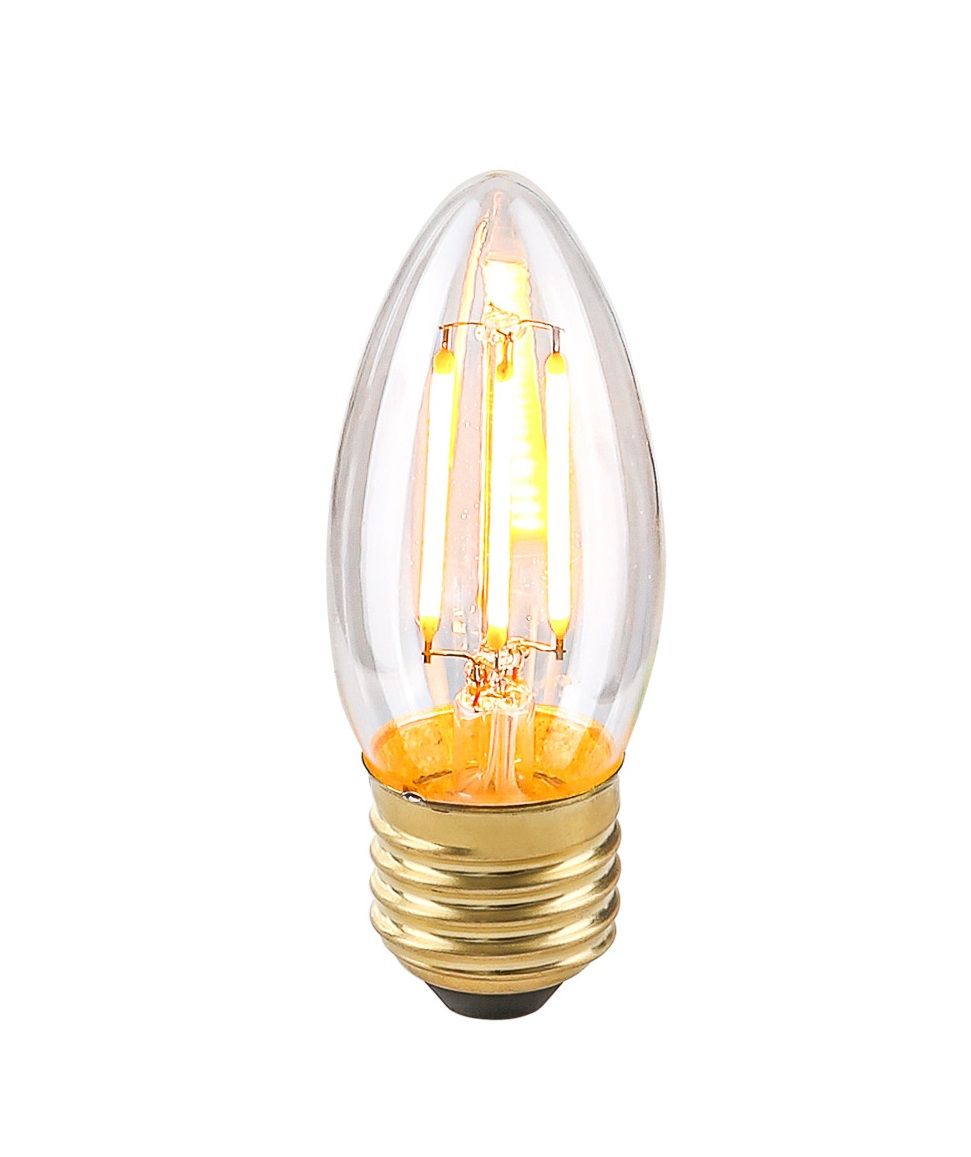 Żarówka LED E27 B35 Dekoracyjna Filament 4W Edison Clear