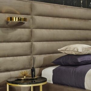 Lampa Ścienna Półokrągła Circle Kinkiet LED Złota