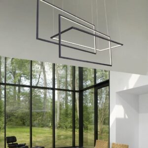 Lampa Wisząca Geometric Żyrandol Loft LED