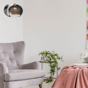 Lampa Ścienna Kinkiet Crystal Glamour Chrom