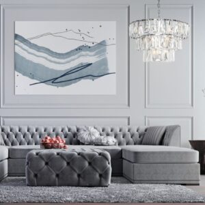 Kryształowa Pałacowa Lampa Wisząca Castle Żyrandol Glamour