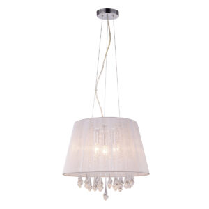 Elegancka Lampa Wisząca Isla Glamour Biała