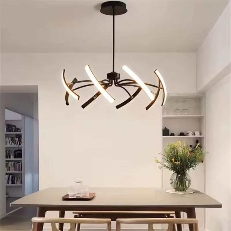 Luksusowy Żyrandol Do Salonu w Stylu Nordyckim LED