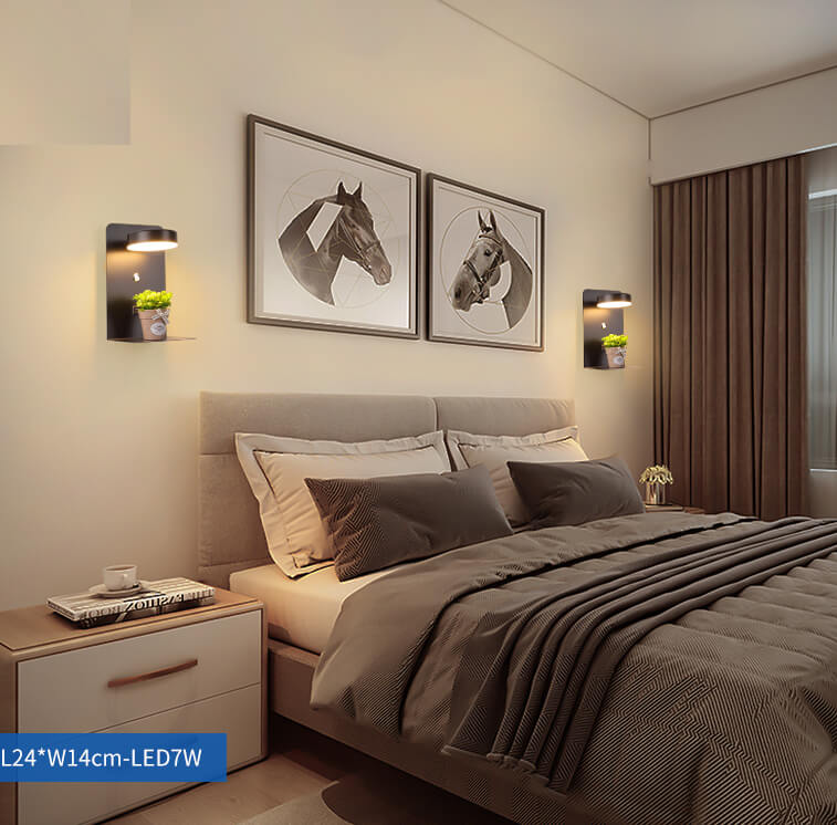 Kinkiety LED z przełącznikiem i interfejsem USB - obrazek 2