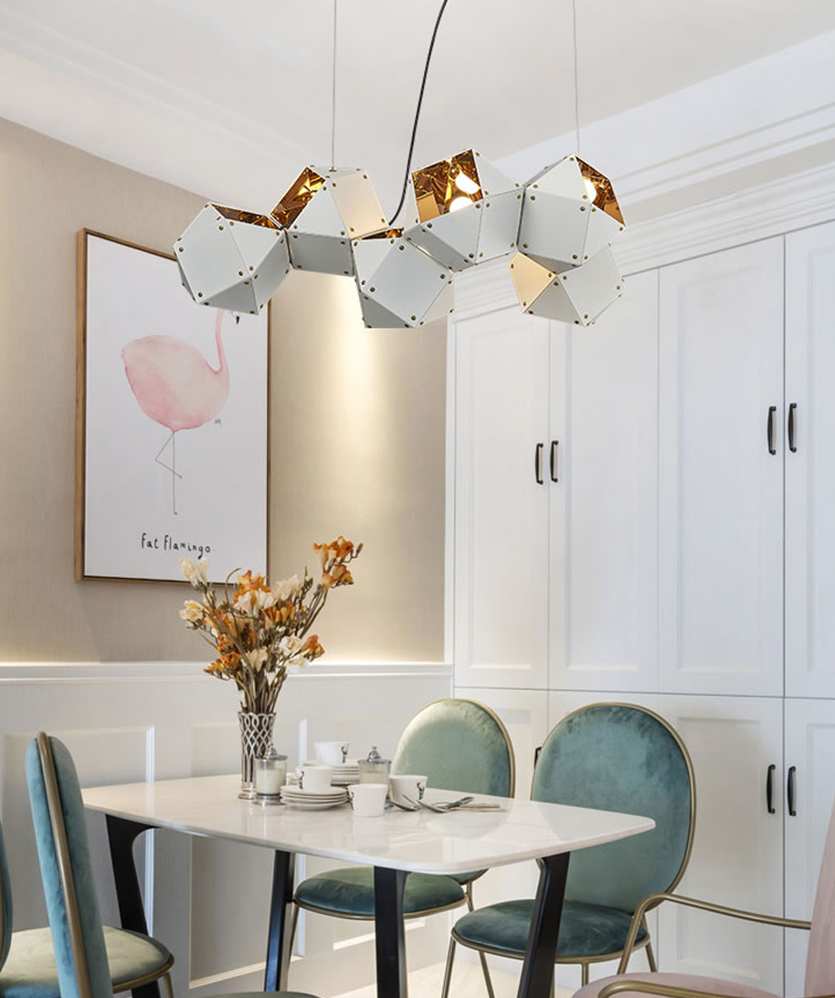 Nowoczesny Postmodernistyczny lampa wisząca nad stół LED - obrazek 3