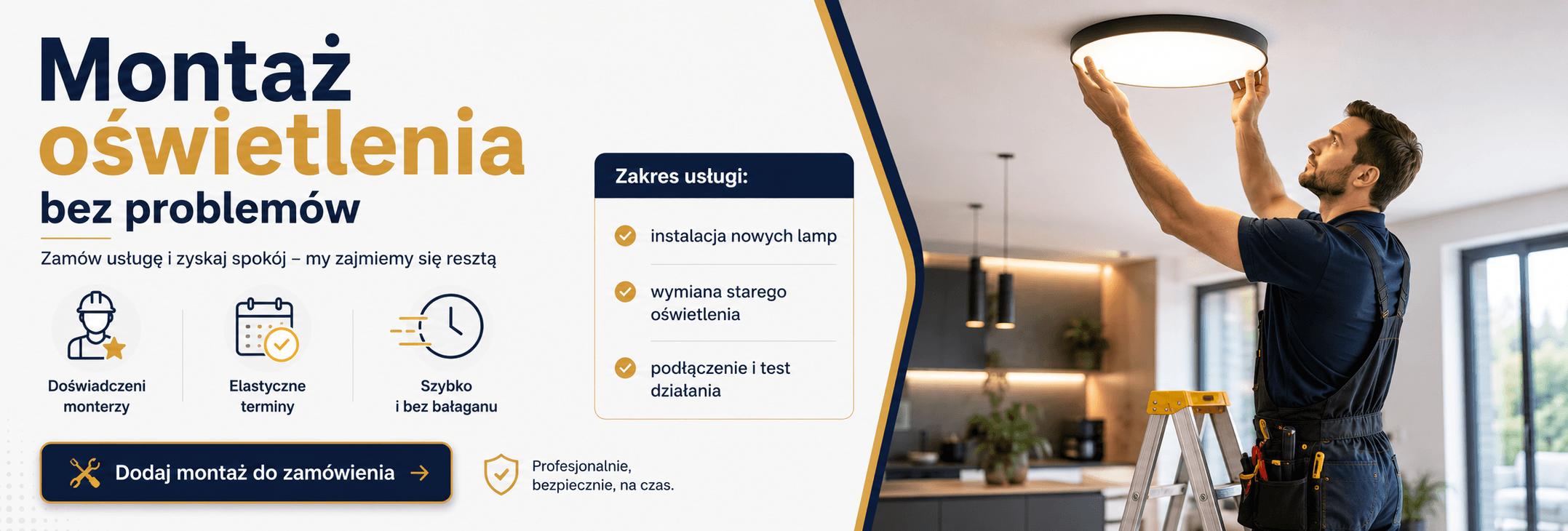 Montaż oświetlenia