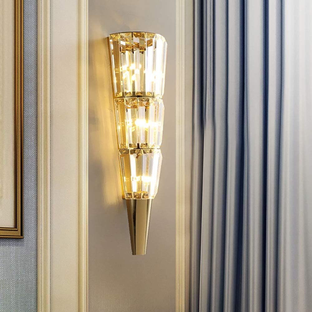 Nowoczesna Kryształowa Lampa Ścienna Crystal Kinkiet Glamour - obrazek 10