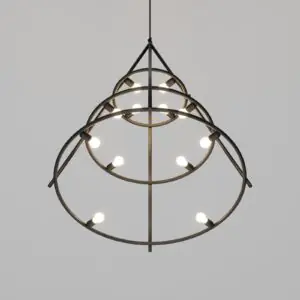 Lampa wisząca Artemide El Porís Ø 120 cm 12-punktowa