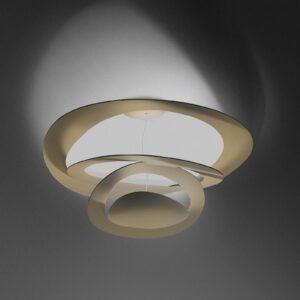 Lampa sufitowa LED Artemide Pirce Mini 3000K złota