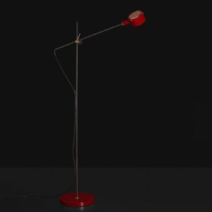 Oluce G.O. 352 stojąca LED szkarłatna czerwień