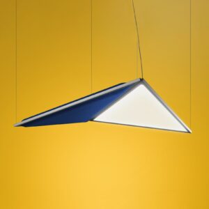 Lampa Wisząca Artemide Flexia żyrandol LED niebieski