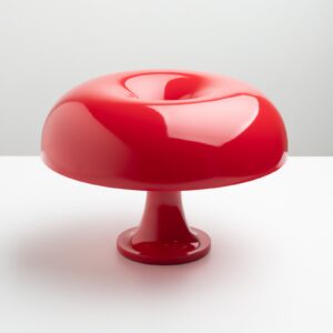 Artemide Nessino – lampa stołowa czerwona