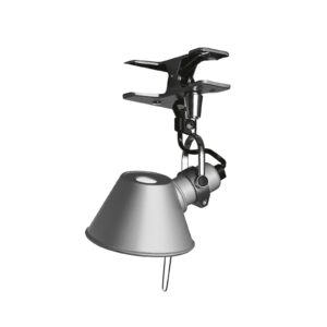Lampa z klipsem Artemide Tolomeo Micro Pinza aluminium