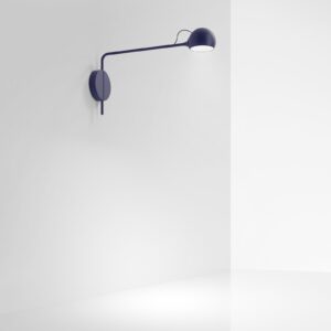 Artemide Ixa kinkiet LED stałe ramię niebieska