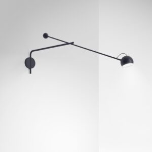 Lampa Ścienna Artemide Ixa L kinkiet LED regulowany antracyt