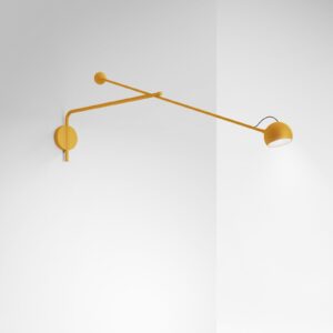 Lampa Ścienna Artemide Ixa L kinkiet LED regulowany żółty