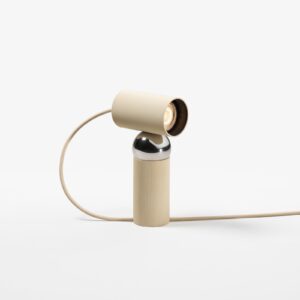 Lampa stołowa FLOS Bilboquet beżowa obrotowa GU10-LED