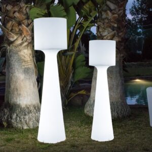 lampa stojąca LED Newgarden Grace 170 cm IP65 biała
