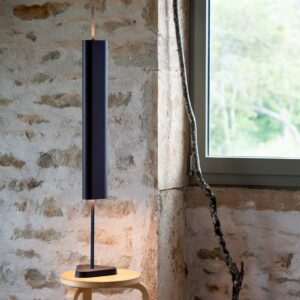 Lampa stołowa LED FLOS Emi ciemnoniebieska ściemniana wysokość 114 cm