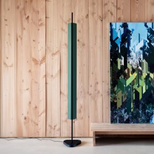 Lampa stojąca LED FLOS Emi ciemnozielona ściemniana wysokość 170 cm