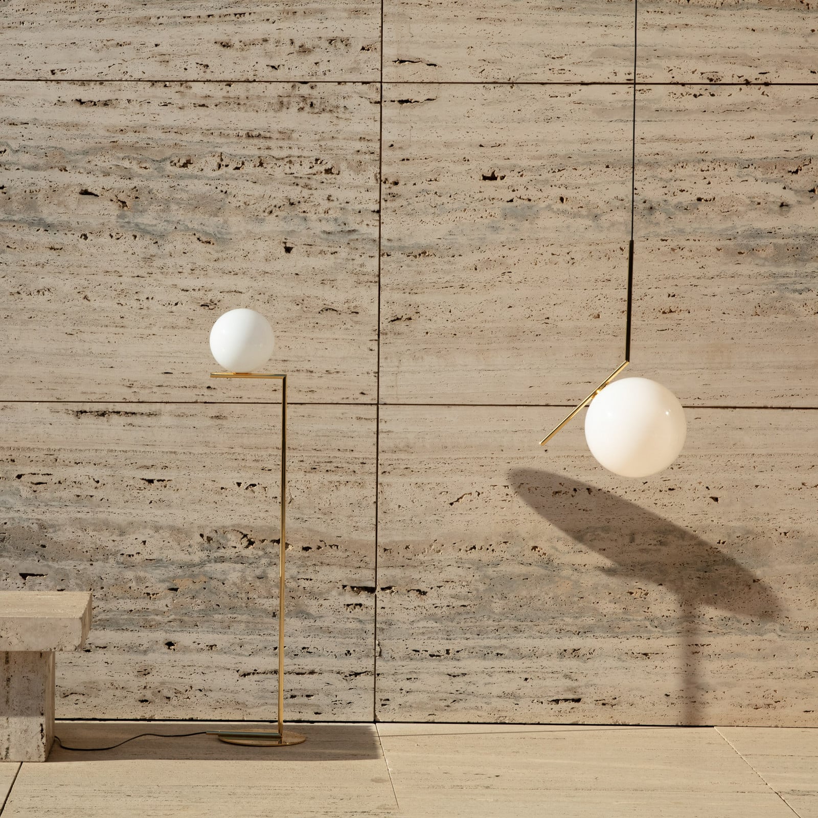 Lampa wisząca FLOS IC S3 10th Anniversary pozłacana 24-karatowym złotem