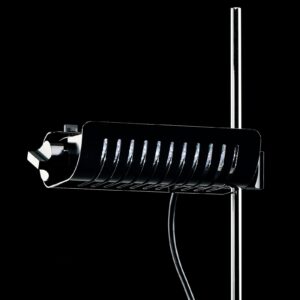 Oluce Lampa stojąca LED Colombo czarny/chrom metal