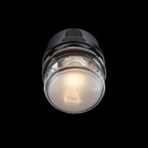 Oluce Kinkiet LED Fresnel chrom aluminium szkło 2700 K