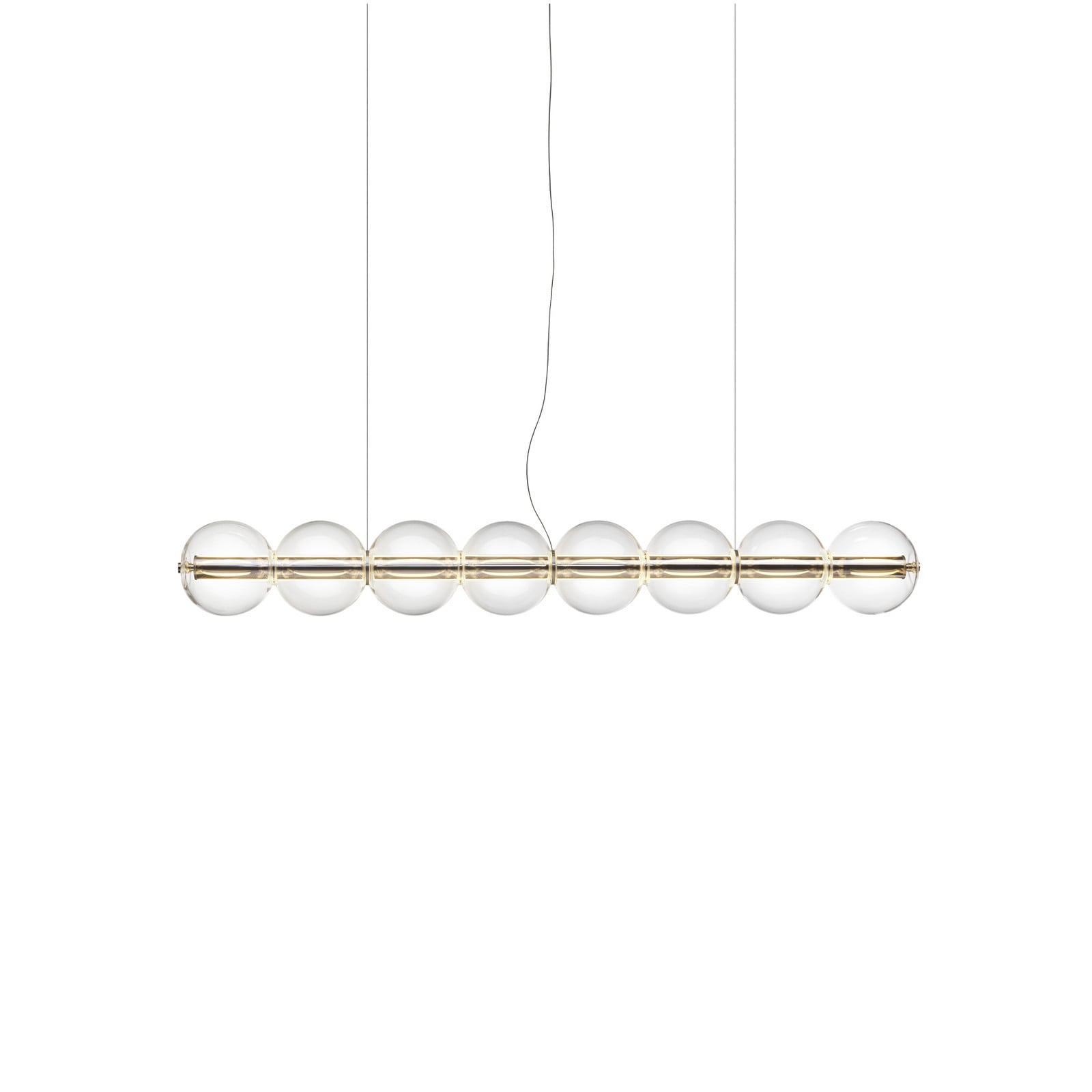Żyrandol LED FLOS LUCE SFERICA S1 166 cm szkło