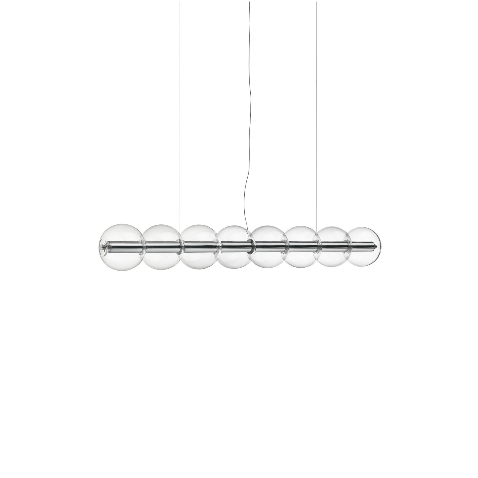 Żyrandol LED FLOS LUCE SFERICA S1 166 cm szkło