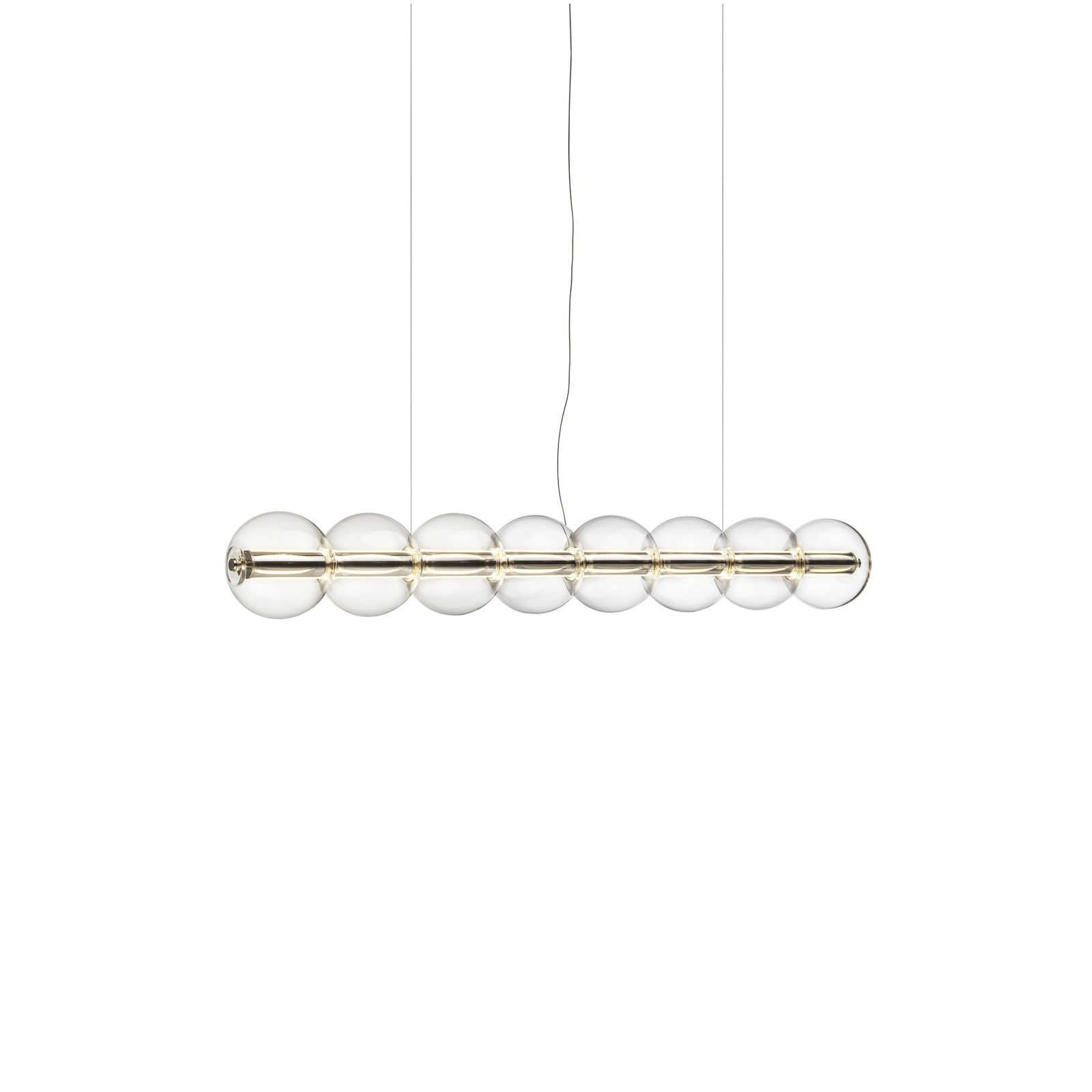 Żyrandol LED FLOS LUCE SFERICA S1 166 cm szkło