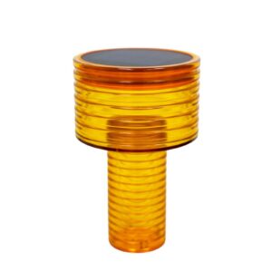 Lampa stołowa LED Newgarden Ambar pomarańczowa PMMA IP44